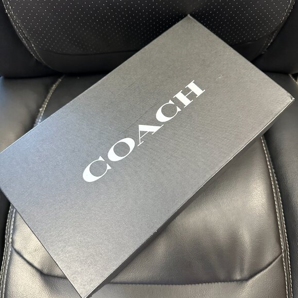 NIB! Coach Women's 8B Mona Driver In Signature Jacquard Saddle/Walnut  CC639 - Picture 10 of 10